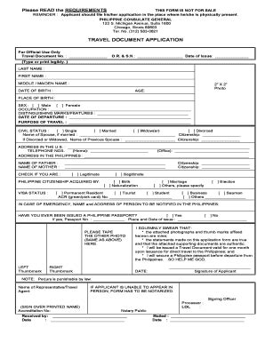 Philippine Travel Application .